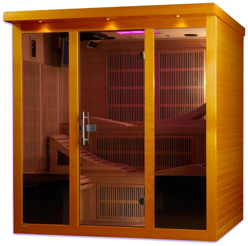 Dynamic Saunas DYN-6996-01 Ultra Low EMF Far Infrared 6-Person Sauna