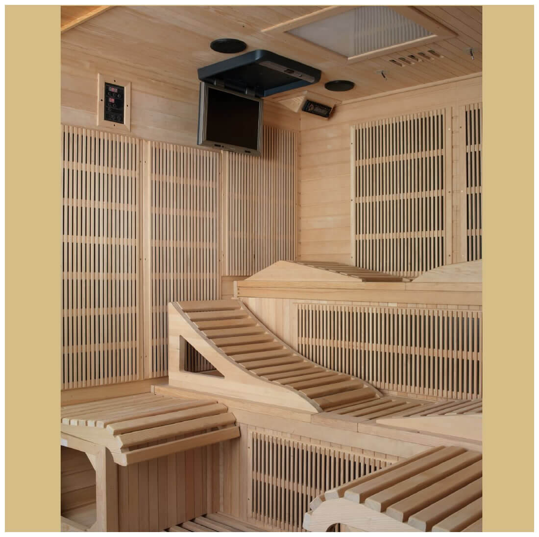 Dynamic Saunas DYN-6996-01 Ultra Low EMF Far Infrared 6-Person Sauna