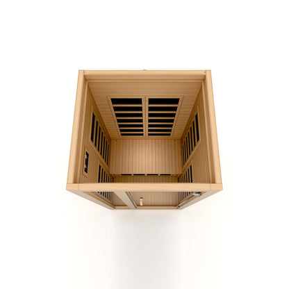 Dynamic Saunas Garcia Low EMF Far Infrared 1-2 Person Sauna DYN-6119-01