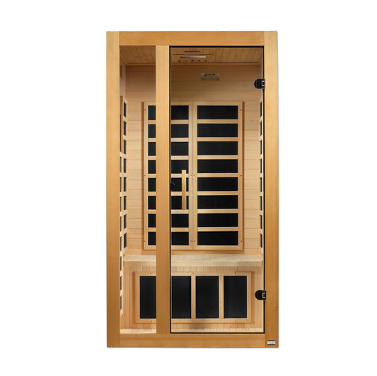 Dynamic Saunas Garcia Low EMF Far Infrared 1-2 Person Sauna DYN-6119-01