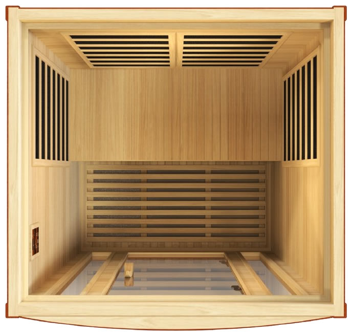 Dynamic San Marino Elite Ultra Low EMF Far Infrared 2 Person Sauna DYN-6206-01 Elite