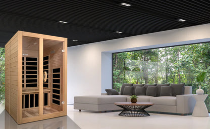 Dynamic Santiago DYN-6209-01 Low EMF Infrared 2 Person Sauna