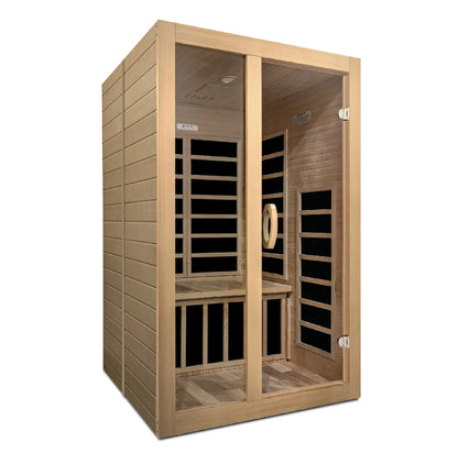 Dynamic Santiago DYN-6209-01 Low EMF Infrared 2 Person Sauna