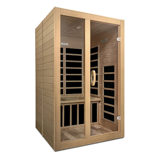 Dynamic Santiago DYN-6209-01 Low EMF Infrared 2 Person Sauna
