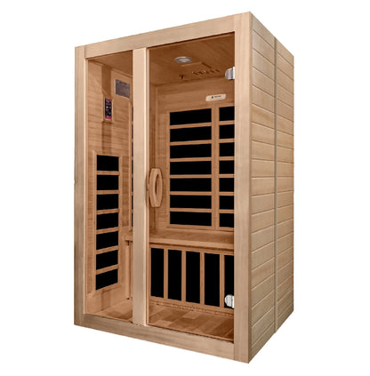 Dynamic Santiago DYN-6209-01 Low EMF Infrared 2 Person Sauna