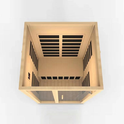Dynamic Santiago DYN-6209-01 Low EMF Infrared 2 Person Sauna