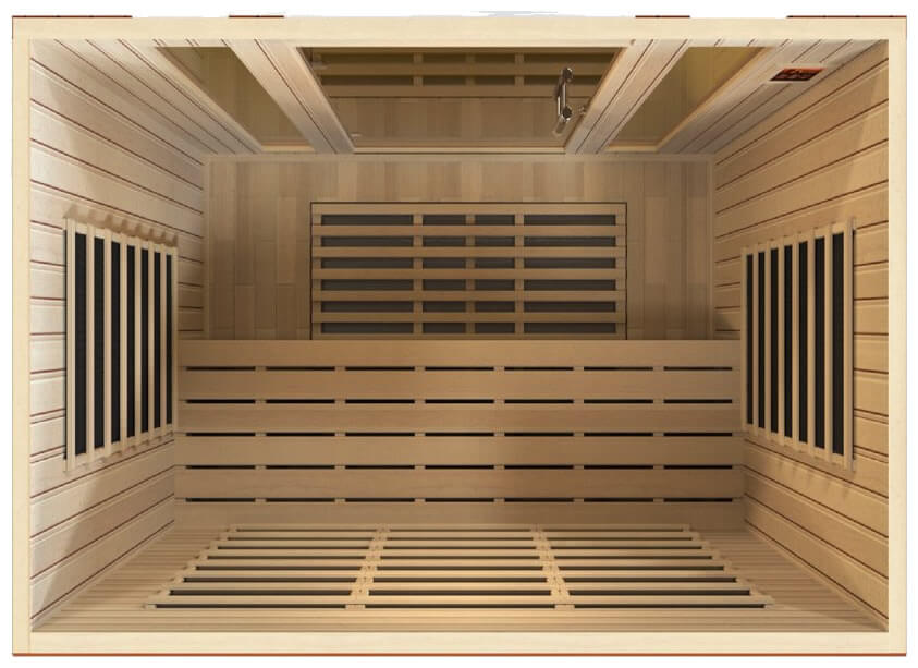Dynamic Saunas Bergamo Edition DYN-6440-01 Low EMF Far Infrared 4 Person Sauna